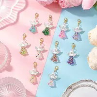 Christmas Tree Angel Glass Pendant Decorations