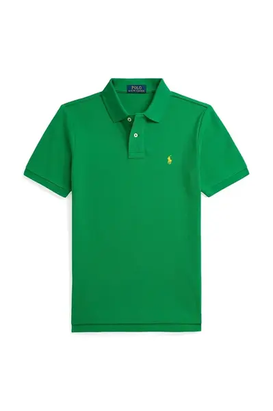 Dětská bavlněná polokošile Polo Ralph Lauren