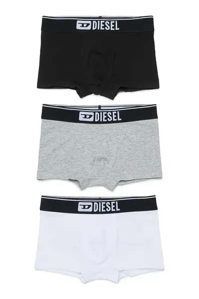 Dětské bavlněné boxerky Diesel UM-UGORTRIPACK-DD UND SHORT 3-pack