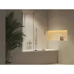 Ravak Roll vaňová zástena 150x110 cm chróm X786D0C00Z1