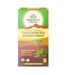 ORGANIC INDIA Tulsi se zeleným čajem a Ašvagandou BIO 25 ks