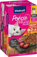 VITAKRAFT Poésie Délice Plus kuřecí+hovězí 6 x 85 g