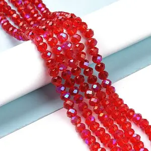 Electroplate Glass Beads Strands