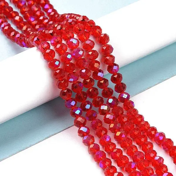 Electroplate Glass Beads Strands