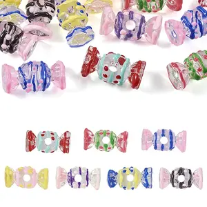 14Pcs 7 Style Transparent Acrylic Beads