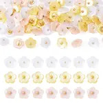 60Pcs 3 Colors 1-Hole Resin Buttons