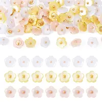60Pcs 3 Colors 1-Hole Resin Buttons