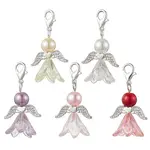 Angel Acrylic & Glass Pearl Pendant Decoration
