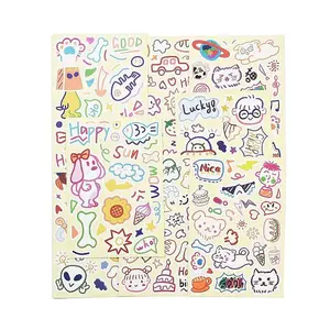 8Pcs PVC Self-Adhesive Stickers