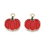 Thanksgiving Day Theme Alloy Enamel Pendants
