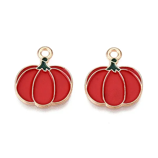 Thanksgiving Day Theme Alloy Enamel Pendants