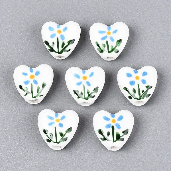 Handmade Porcelain Ceramic Beads
