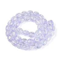 Handmade Foil Lampwork Beads Strands