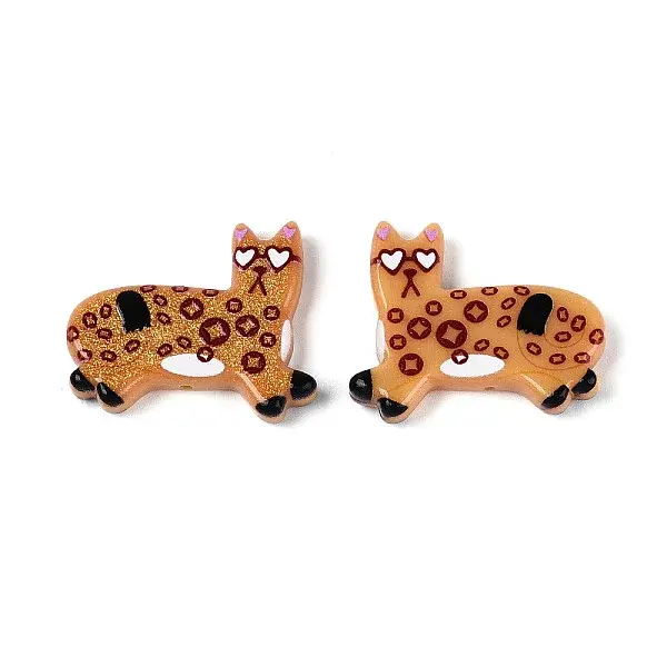 Printed Opaque Resin Beads