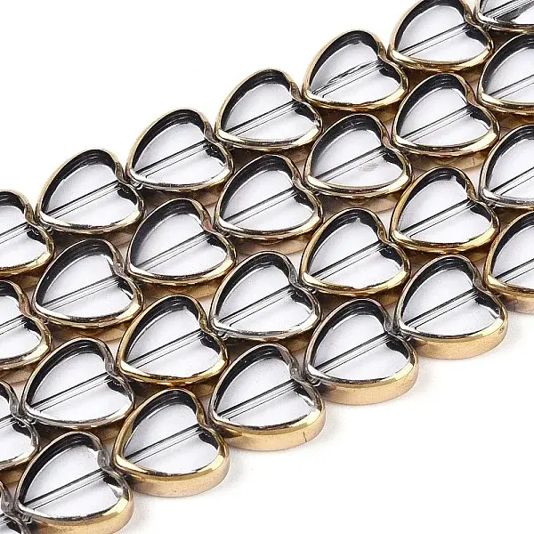 Electroplate Glass Beads Strands