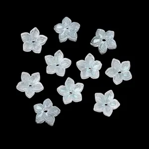 Dyed & Heated Glass Bead Caps