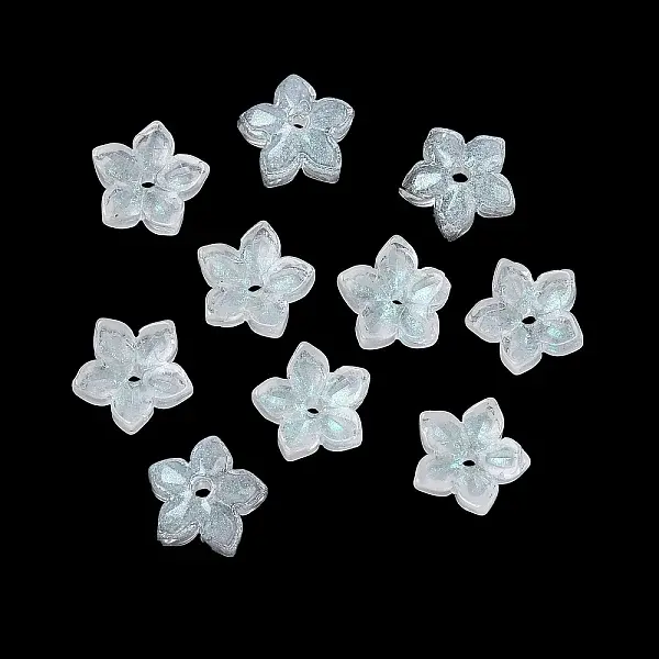 Dyed & Heated Glass Bead Caps