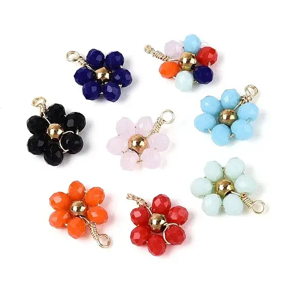 Glass with 304 Stainless Steel Pendants