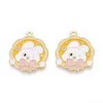 Alloy Enamel Pendants