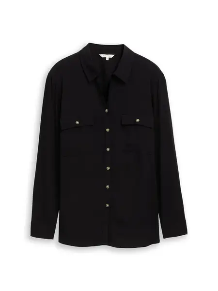 Tom Tailor Women + Blúzka  čierna