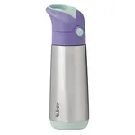 B.BOX Termoska na pití s brčkem 500 ml - lilac pop