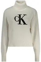 Bílý rolákový svetr Calvin Klein