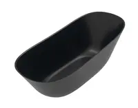 Villeroy & Boch Theano - Voľne stojaca vaňa 170x75 cm, Quaryl, Pure Black UBQ170ANH7F200V-R7