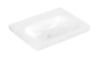 Villeroy & Boch Skyla - Umývadlo 60x46 cm, bez prepadu, bez otvoru na batériu, CeramicPlus, Stone White 5A5163RW