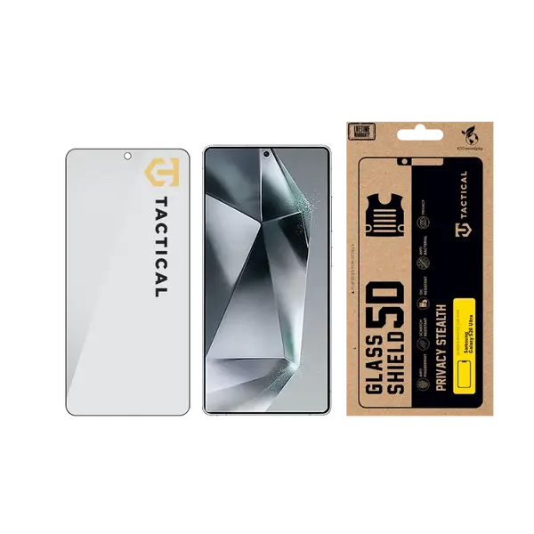 Ochranné sklo Tactical Glass Shield Privacy Stealth 5D pro Samsung Galaxy S26 Ultra, černá