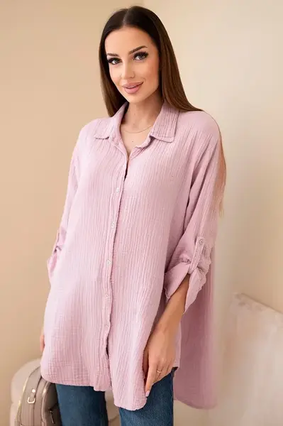 Kesi Włoski bavlněná mušelínová košile