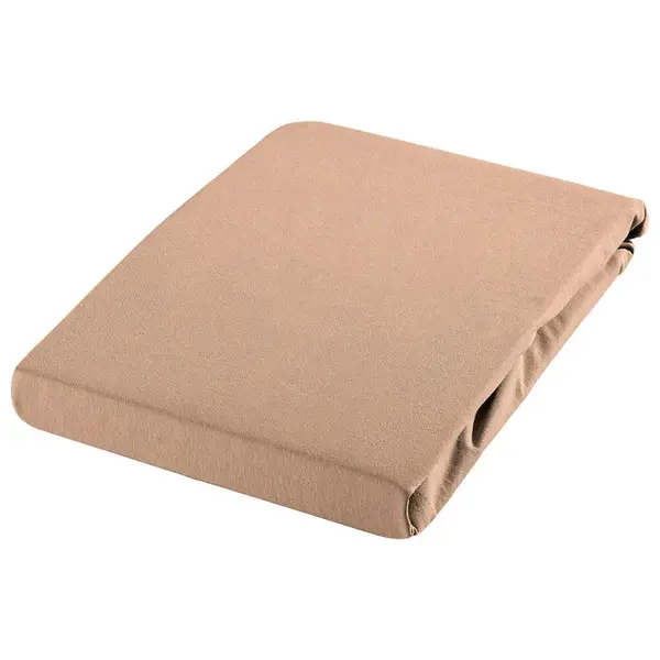 Novel ELASTICKÉ PROSTĚRADLO, žerzej, hnědá, 140-160/200-220 cm