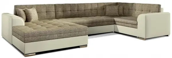 Rozkladacia sedačka do u damario - sivá, čierna - sawana 21, soft 11 -