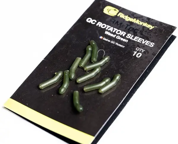 Ridgemonkey převlek rm-tec quick change rotator sleeves 10 ks weedy green