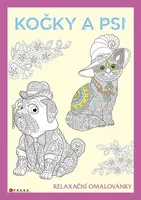 Psi a kočky Relaxační omalovánky