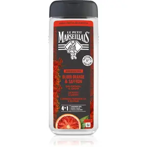 Le Petit Marseillais Červený pomeranč & Šafrán sprchový gel 4 v 1 pro muže 400 ml