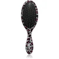 Wet Brush Original Detangler Safari kartáč na vlasy pro krásné vlasy a pokožku Pink Leopard 1 ks