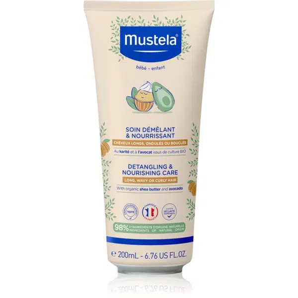 Mustela Detangling & Nourishing dětský šampon pro snadné rozčesání vlasů 200 ml