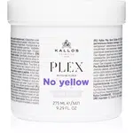 Kallos Plex No Yellow maska na vlasy neutralizující žluté tóny 275 ml