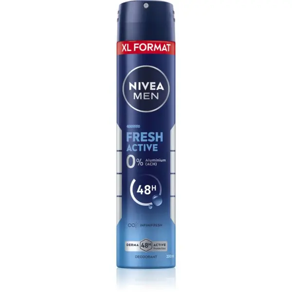 NIVEA MEN Fresh Active deodorant ve spreji pro muže 200 ml