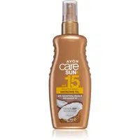 Avon Care Sun + Bronze ochranný suchý olej na opalování SPF 15 150 ml