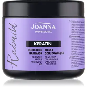 Joanna Professional Keratin keratinová maska pro suché a křehké vlasy 500 g