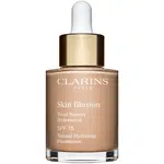 Clarins Skin Illusion Natural Hydrating Foundation rozjasňující hydratační make-up SPF 15 odstín 109C Wheat 30 ml