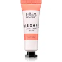 MUA Makeup Academy Blushed Liquid Blusher tekutá tvářenka odstín Misty Rose 10 ml