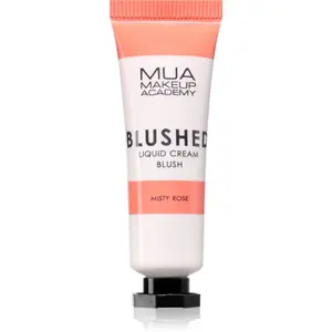 MUA Makeup Academy Blushed Liquid Blusher tekutá tvářenka odstín Misty Rose 10 ml