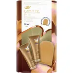 Dove Glow & Go Gradual Self-Tan Gift Set sada pro dokonalé opálení
