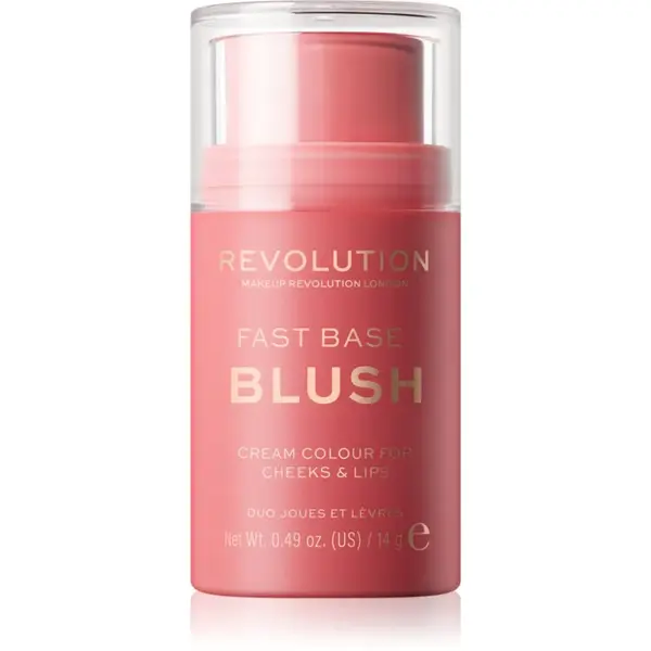 Revolution Fast Base tónovací balzám na rty a tváře odstín Baby 14 g