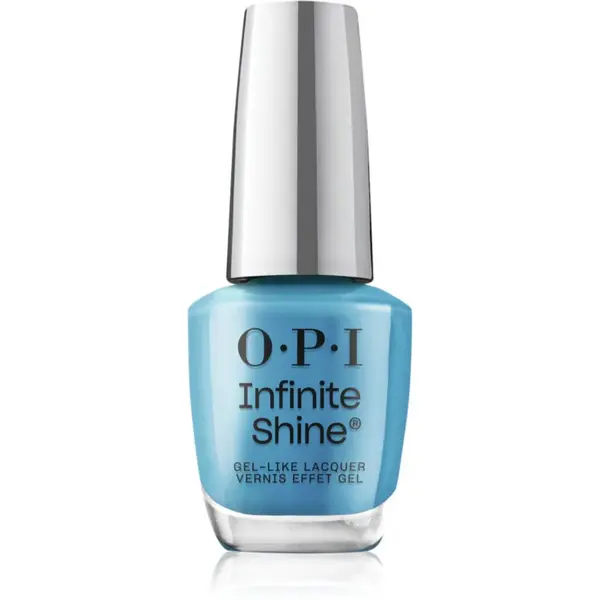 OPI Infinite Shine Silk lak na nehty s gelovým efektem Never Leavin' Blue 15 ml