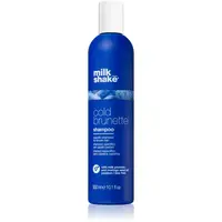 milk_shake® Cold Brunette Shampoo šampon neutralizující žluté tóny pro hnědé odstíny vlasů 300 ml