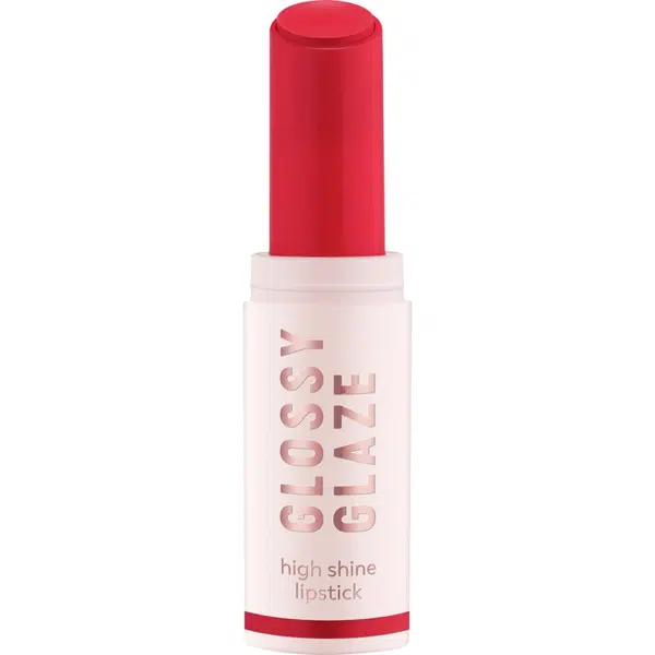 essence Glossy Glaze rtěnka s vysokým leskem odstín 04 Red-dy For The Day 1.9 g
