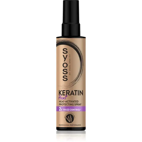 Syoss Keratin Heat ochranný sprej pro tepelnou úpravu vlasů 200 ml